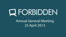 Forbidden Technologies 2013 AGM